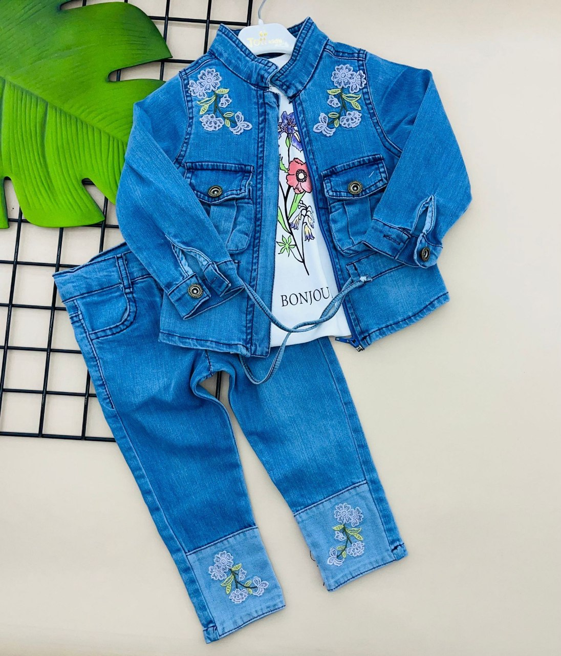 Denim and Flowers