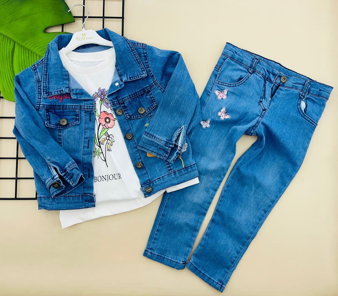 Denim Coat and Jeans