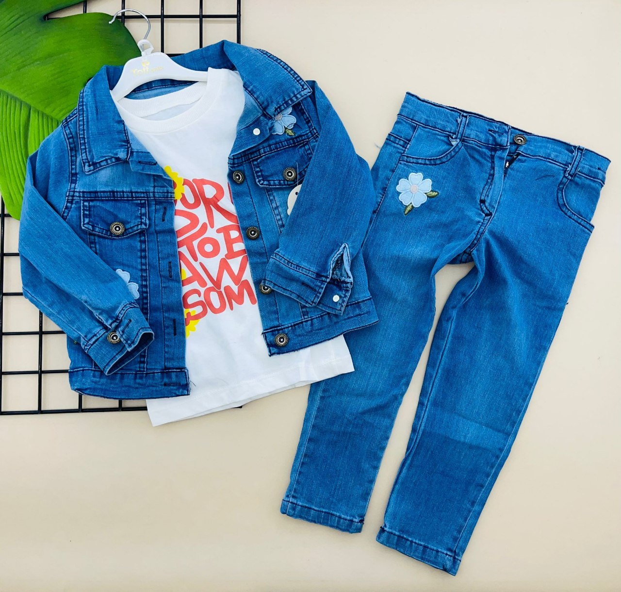 Denim Coat and Jeans