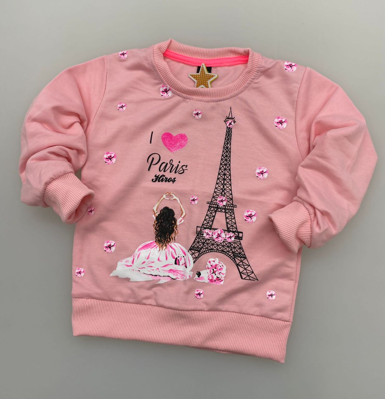 I Love Paris Sweatshirt (Kids)