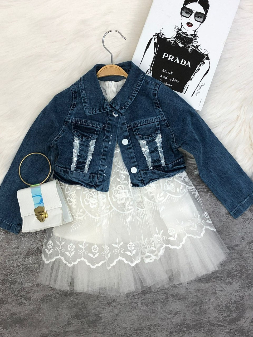 Denim Coat Party Dress